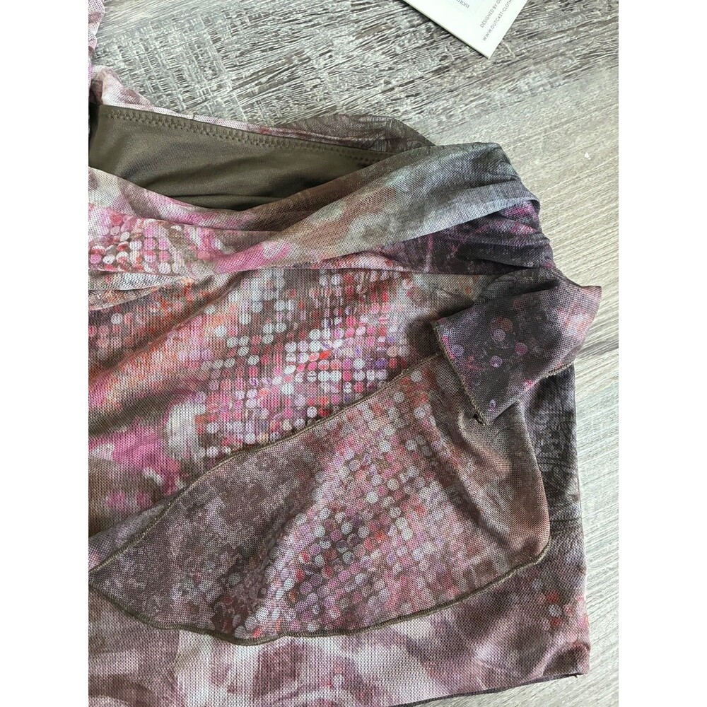 Outcast Lucielle Mini Dress XS Cut Out Mosaic Print NWT - Picture 6 of 8